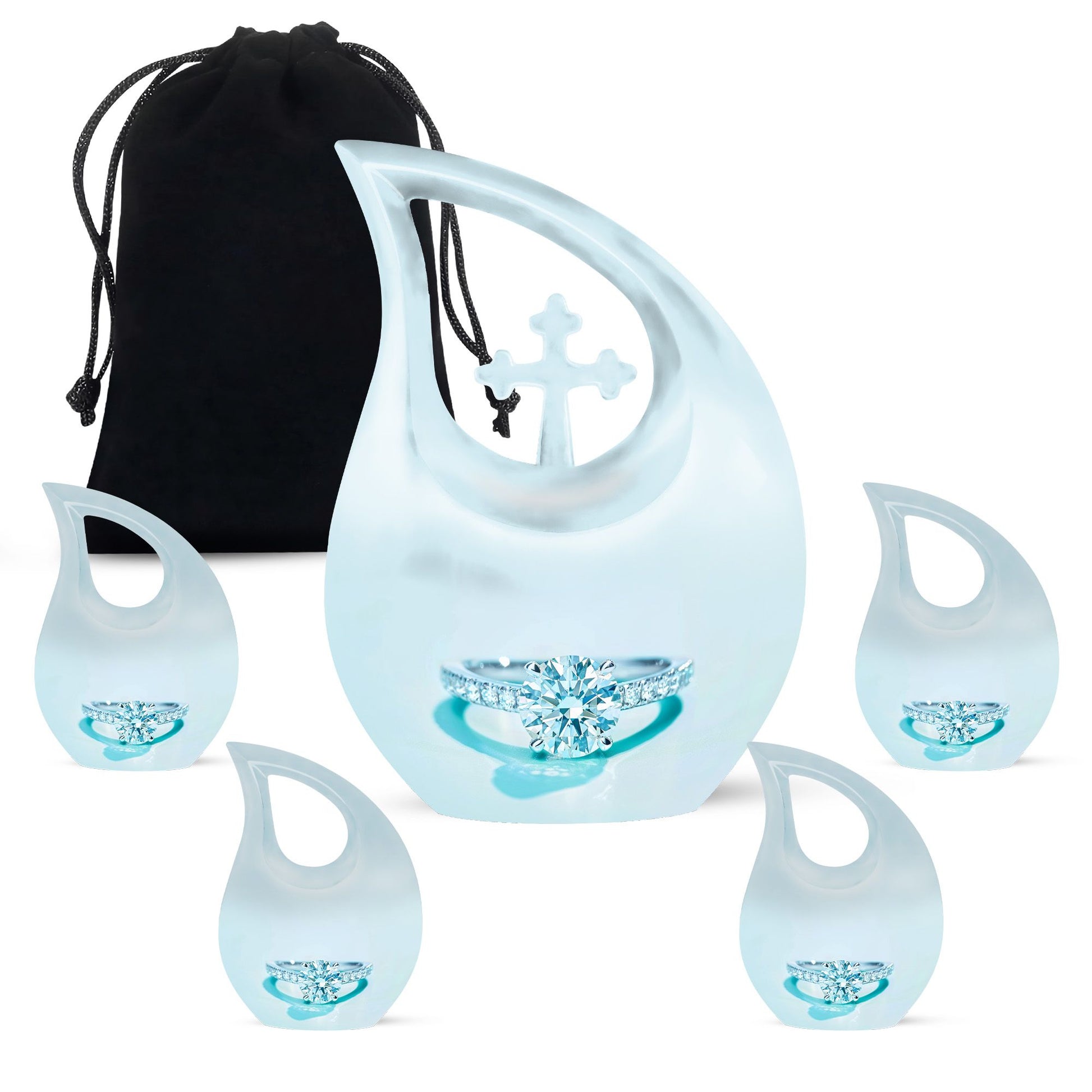 Ring Small Urn For Ashes Adult Male Large Funeral, Ashes Urn