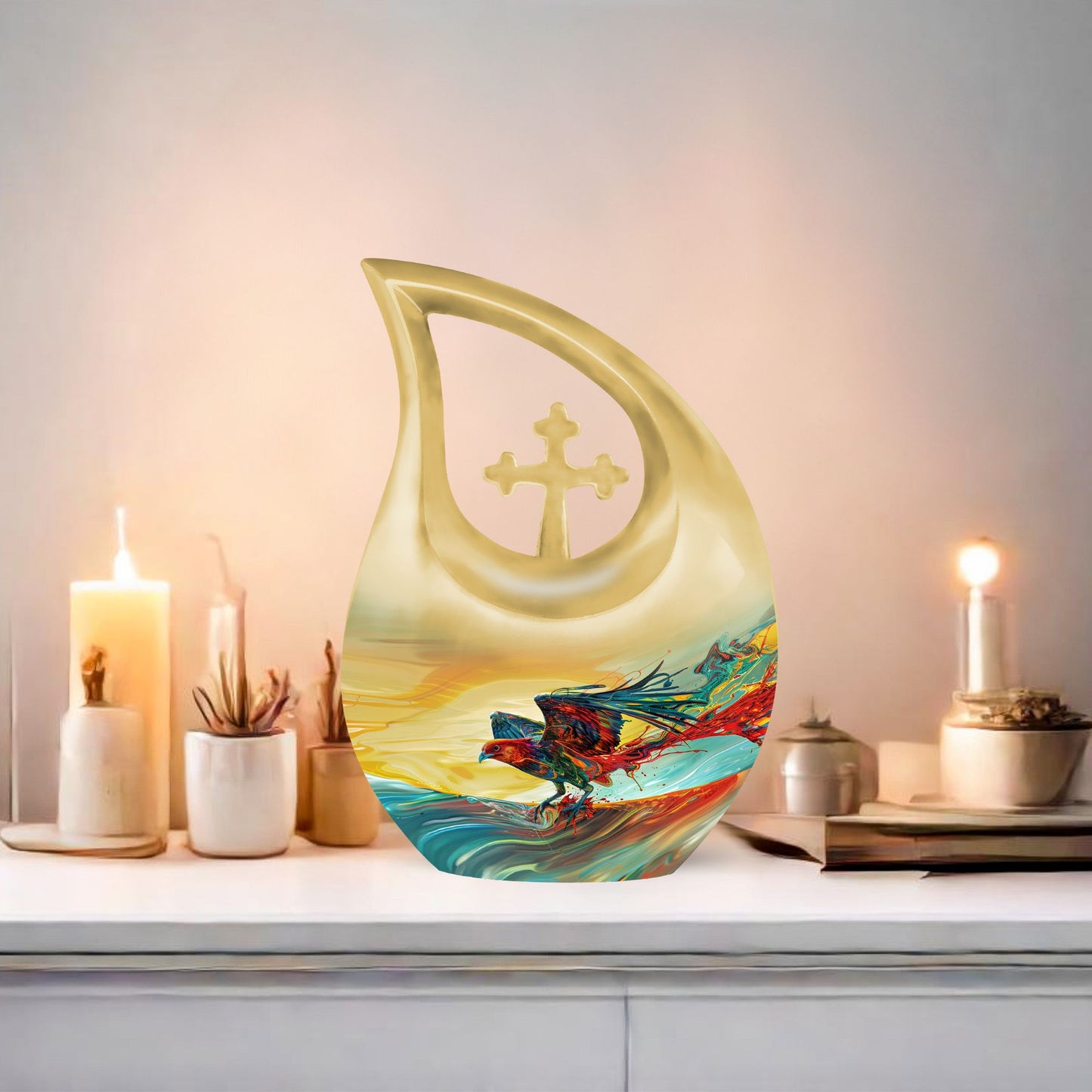 Phoenix urn