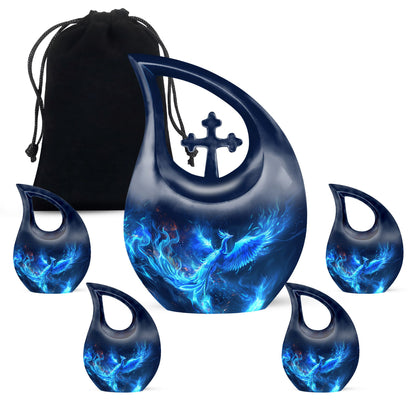 Phoenix Cross Drop Medium Urn