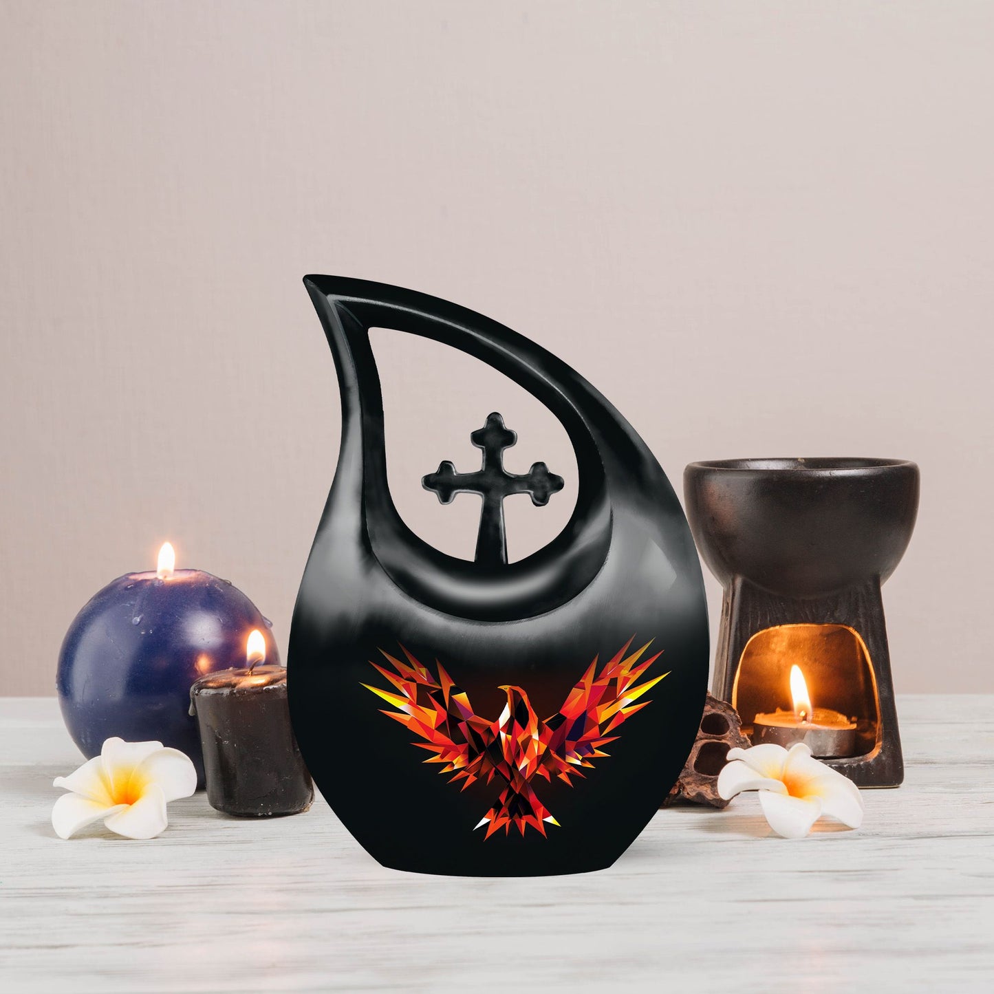 Phoenix themed urn