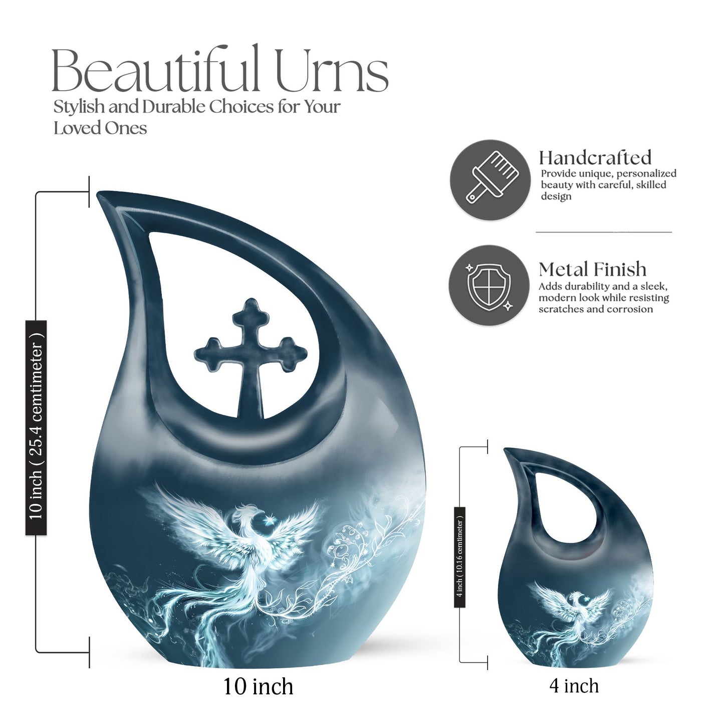 Phoenix themed urn