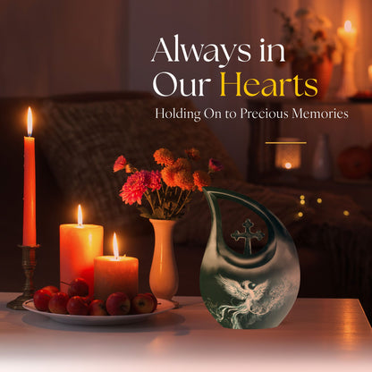 Phoenix themed urn