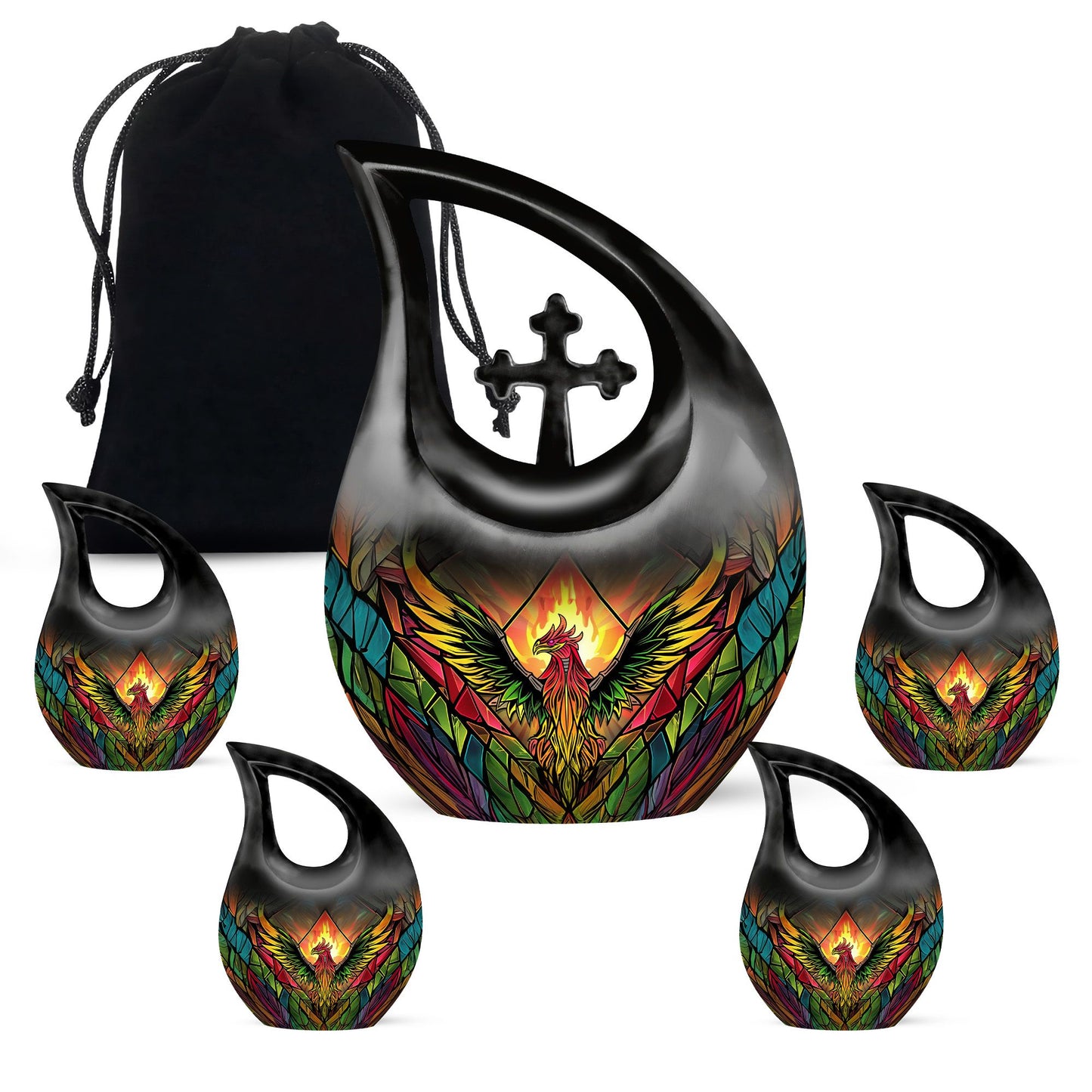Phoenix themed urn