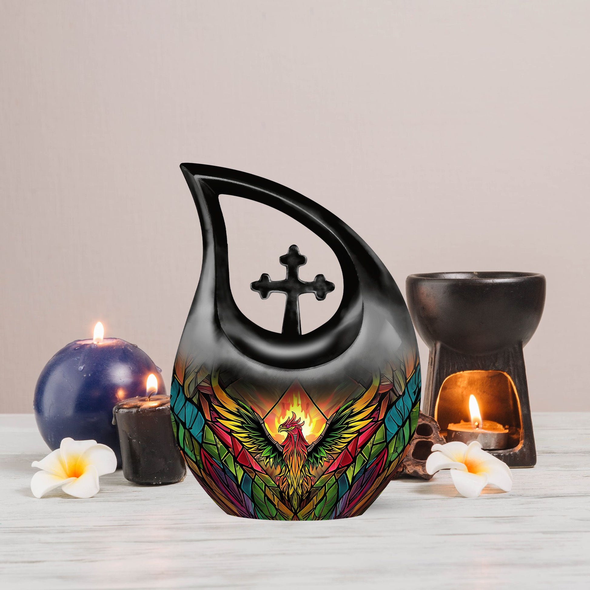 Phoenix themed urn