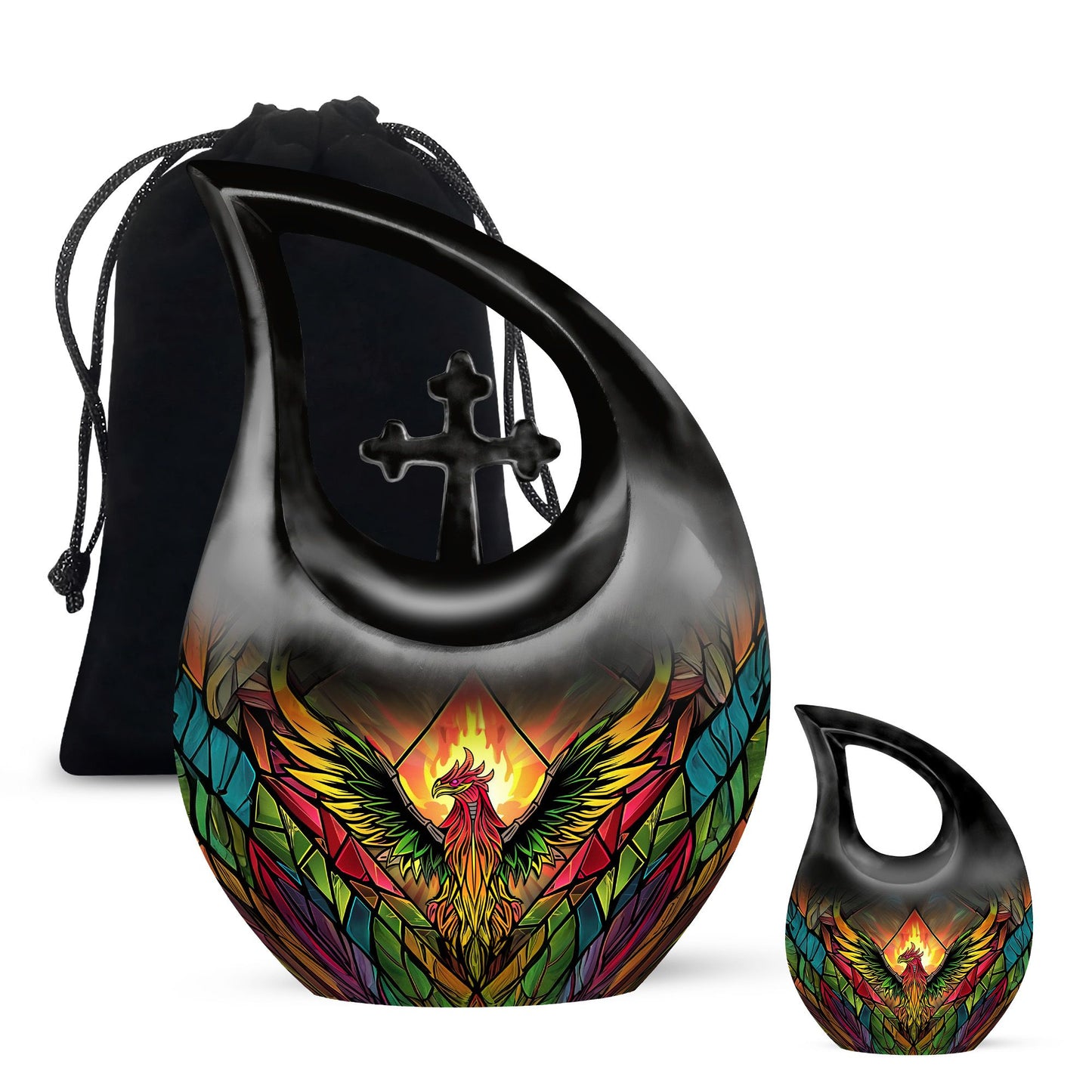 Phoenix themed urn