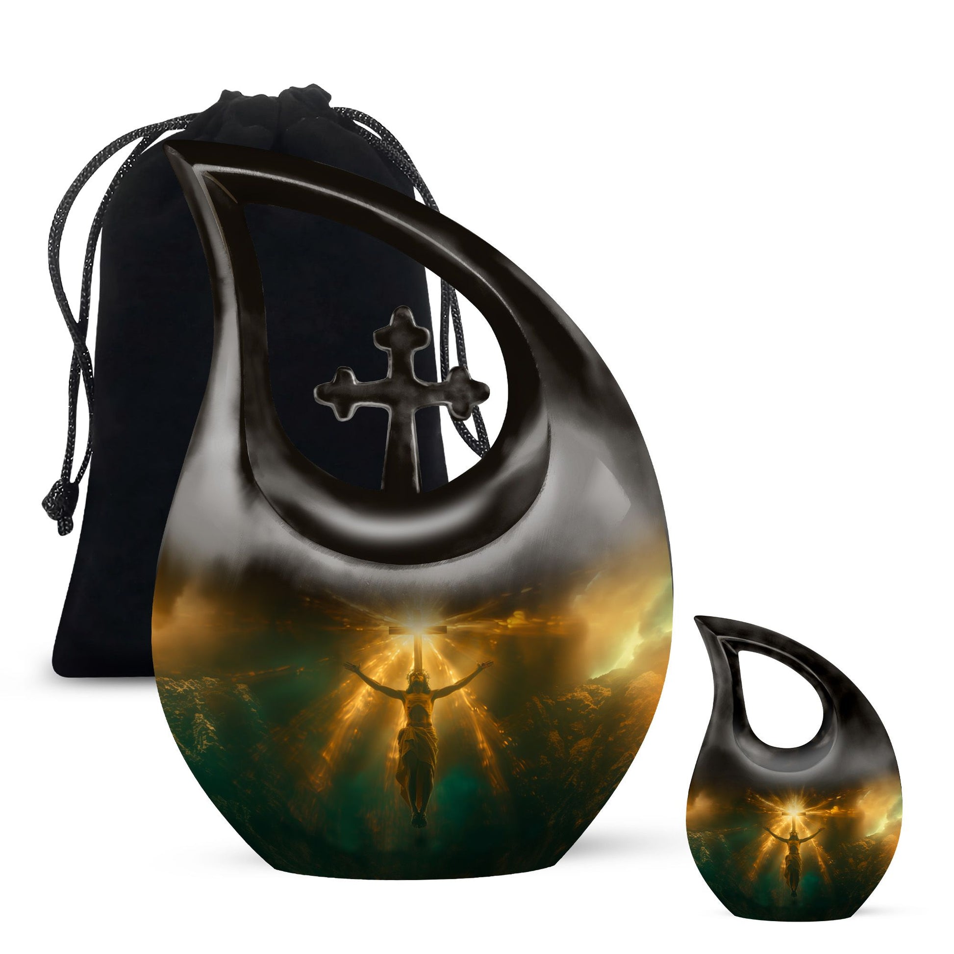 Jesus Small Ashes Urn Funeral, Ashes Cremation Urn For Ashes