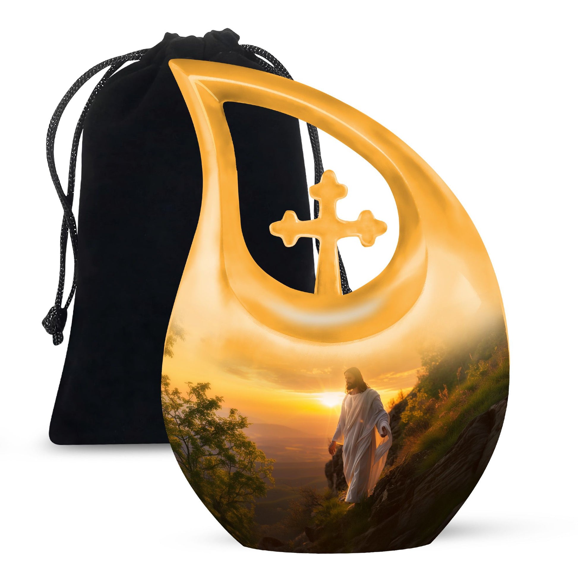 Jesus Small Urns For Women Human Ashes Funeral, Ashes Urn