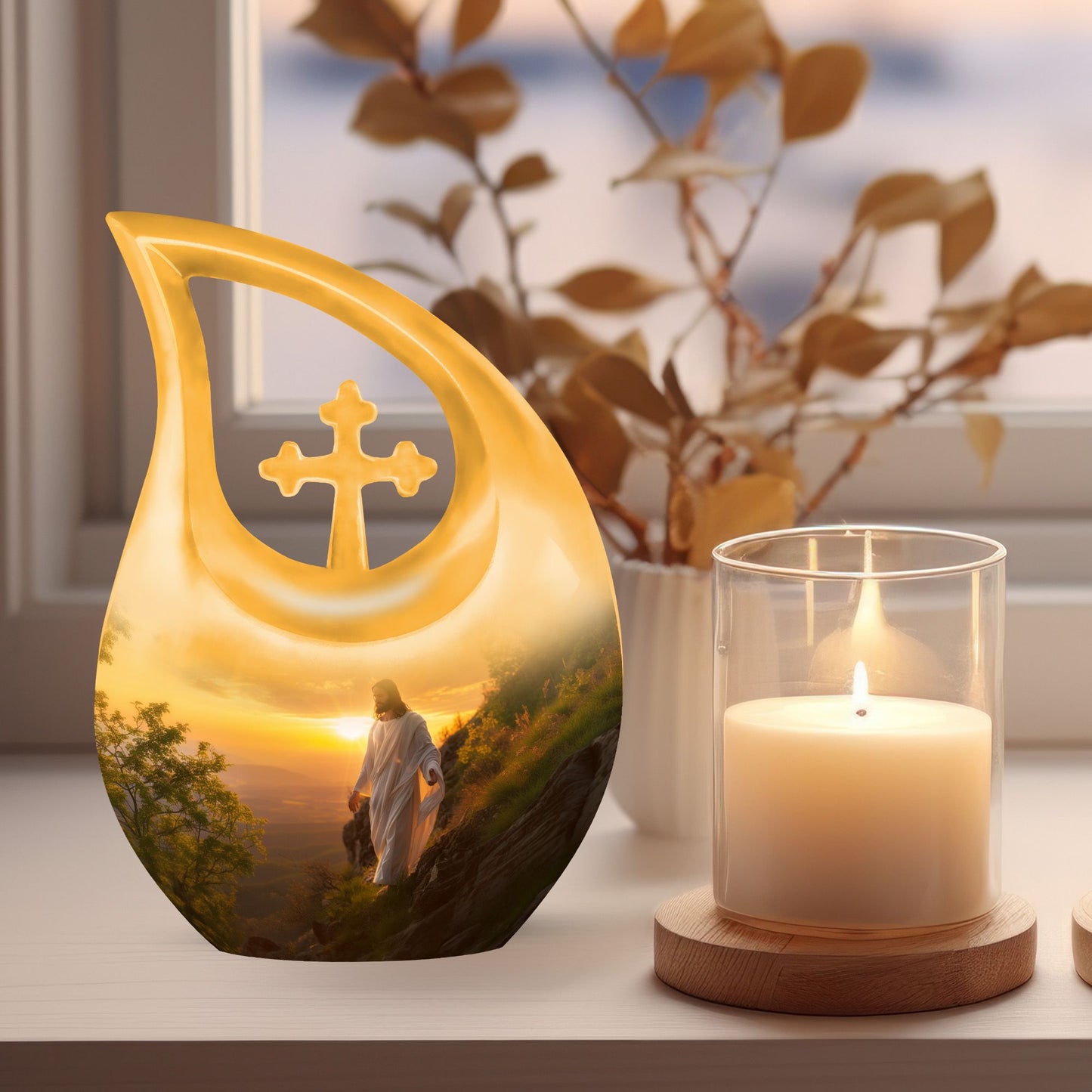 Jesus Memorial Urn