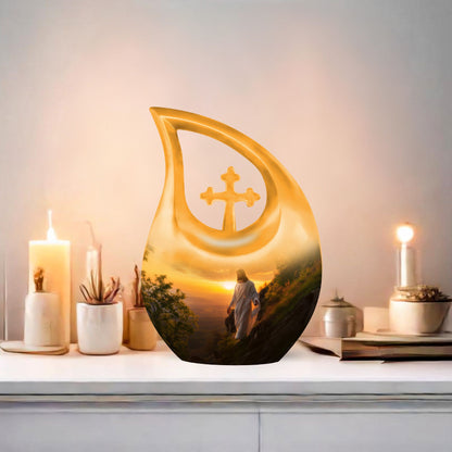 Jesus Memorial Urn