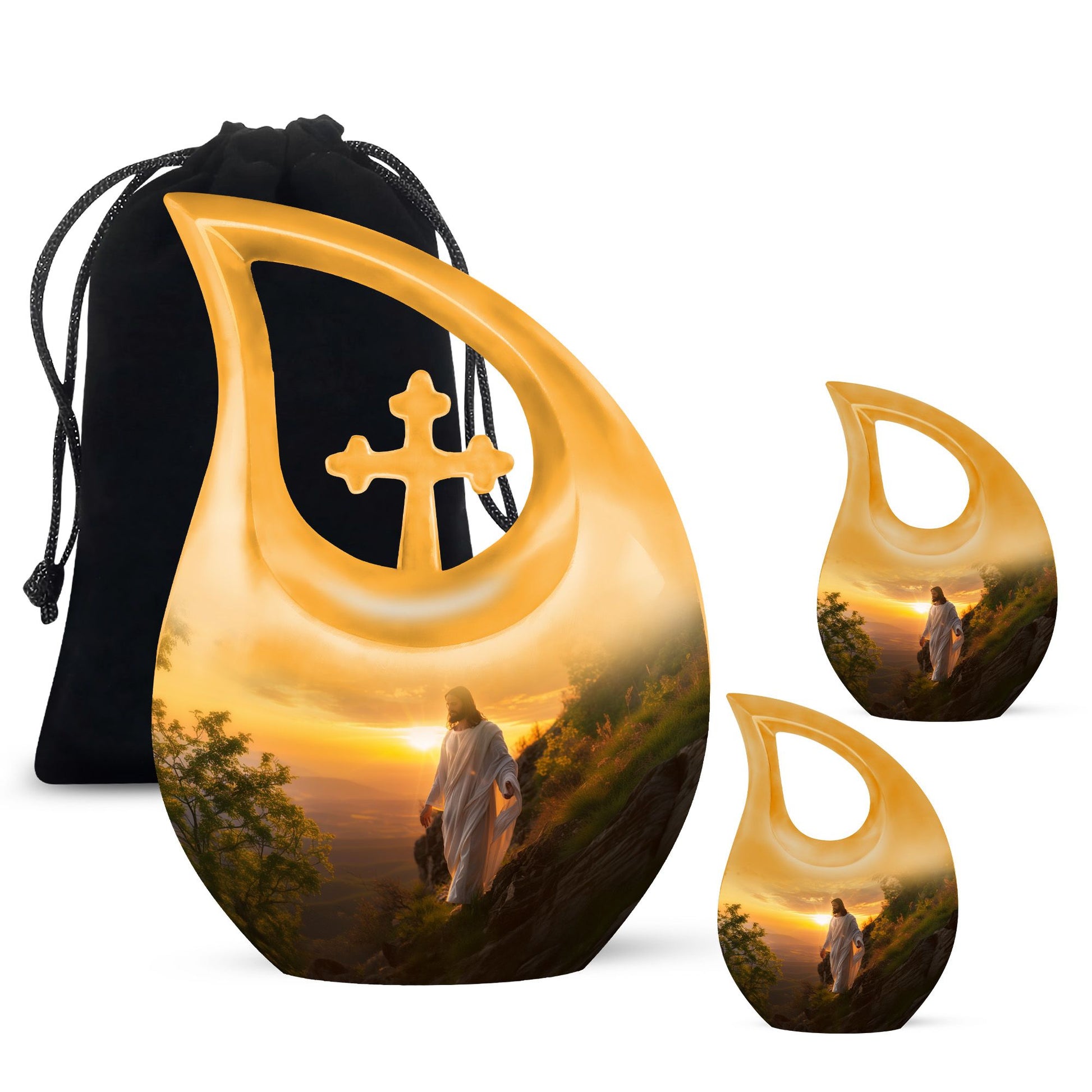 Jesus Small Urns For Women Human Ashes Funeral, Ashes Urn