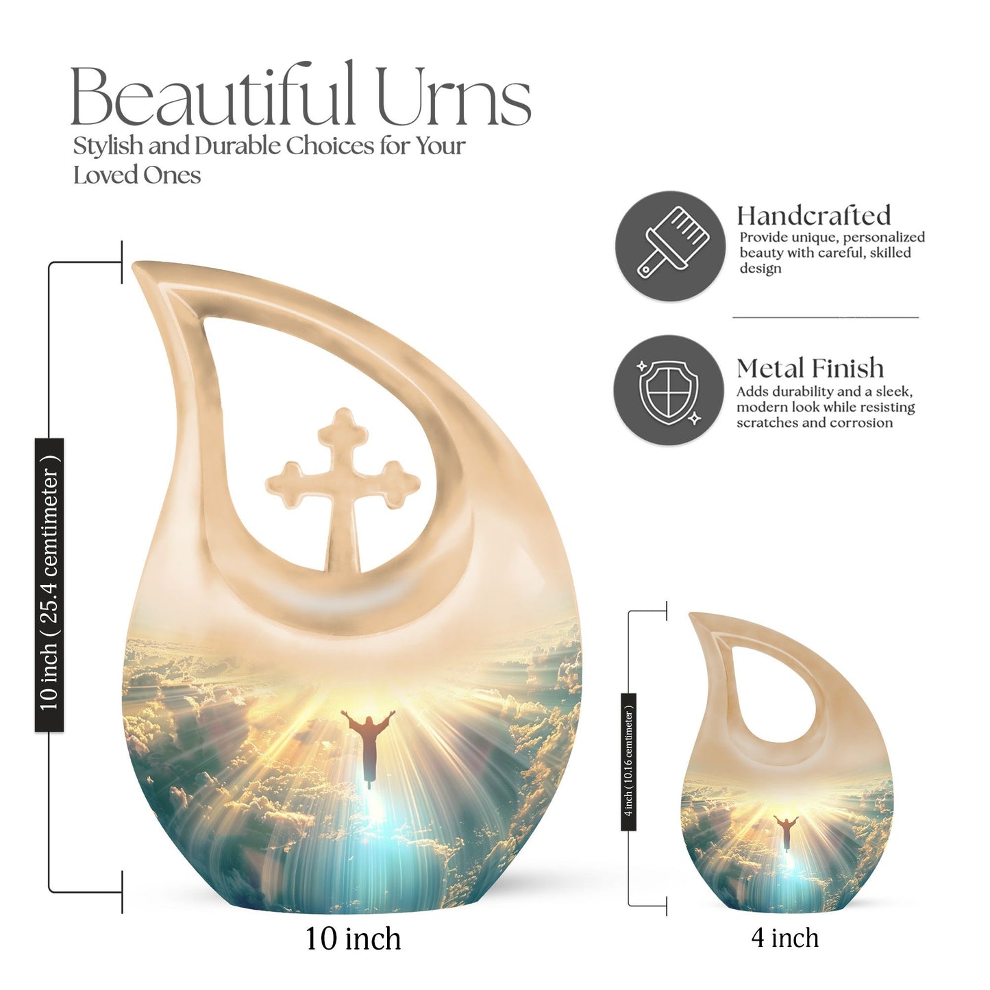 10-inch Jesus Urn
