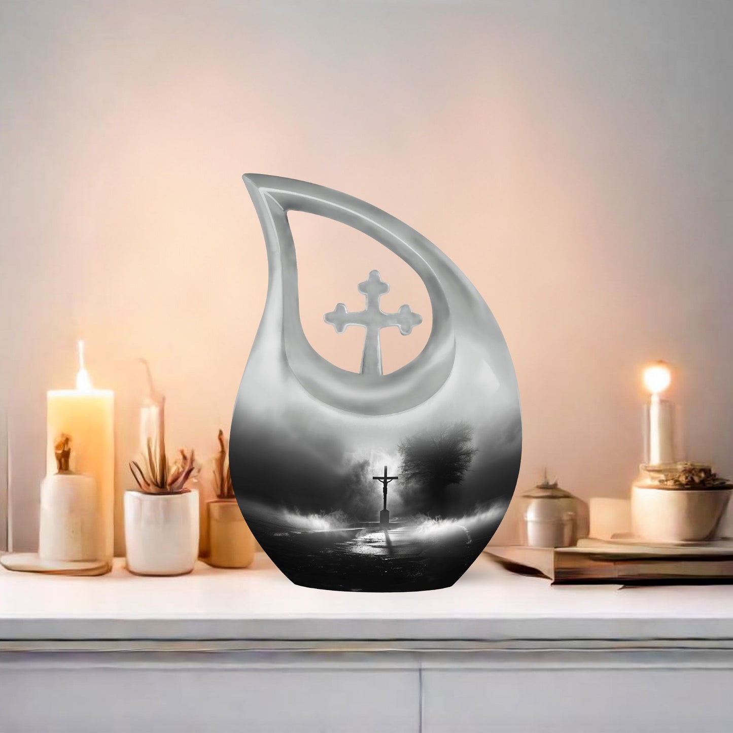 10-inch Jesus large urn