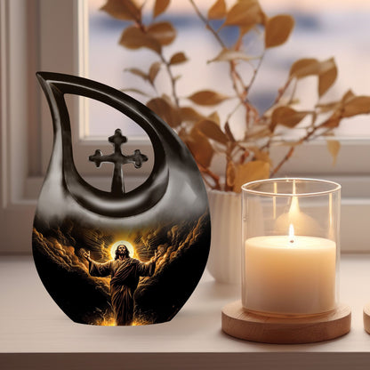 Large 10-inch Jesus Urn