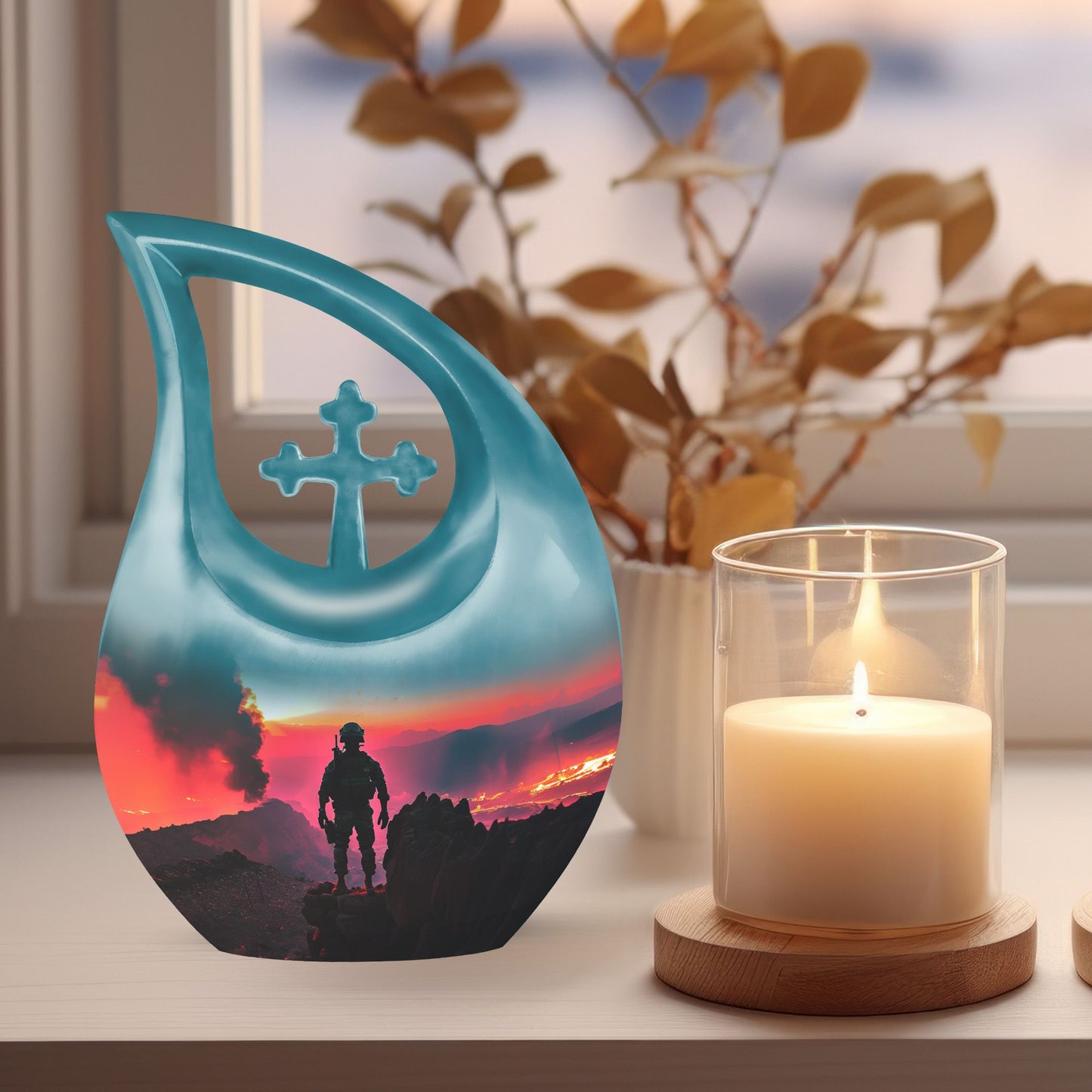 10 inch aluminium Military Urn