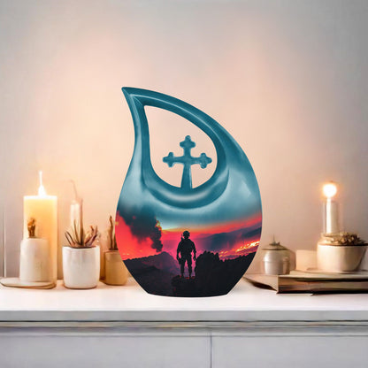 10 inch aluminium Military Urn