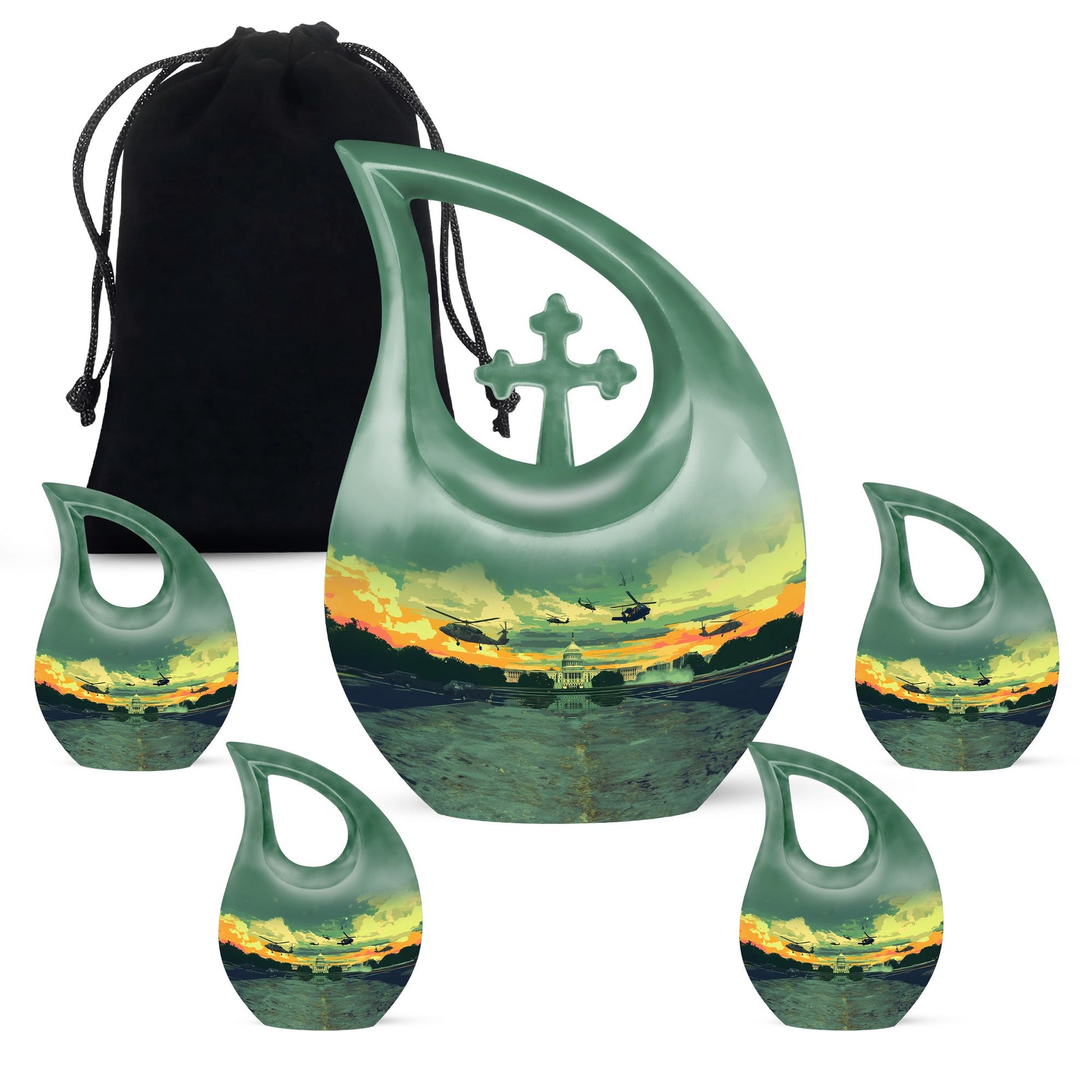 10-inch Military Urn