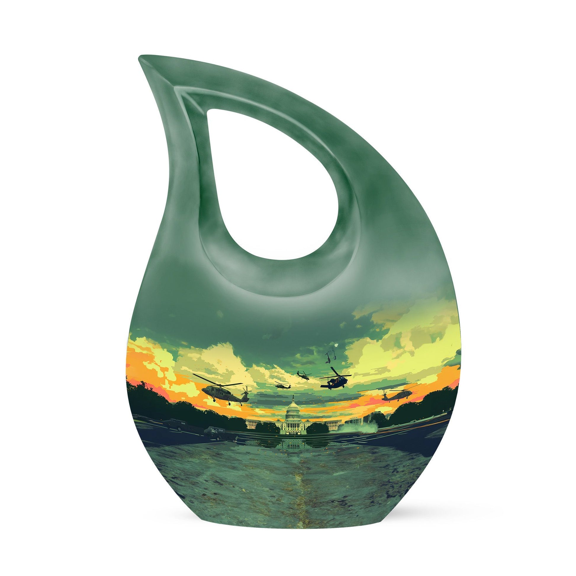 10-inch Military Urn