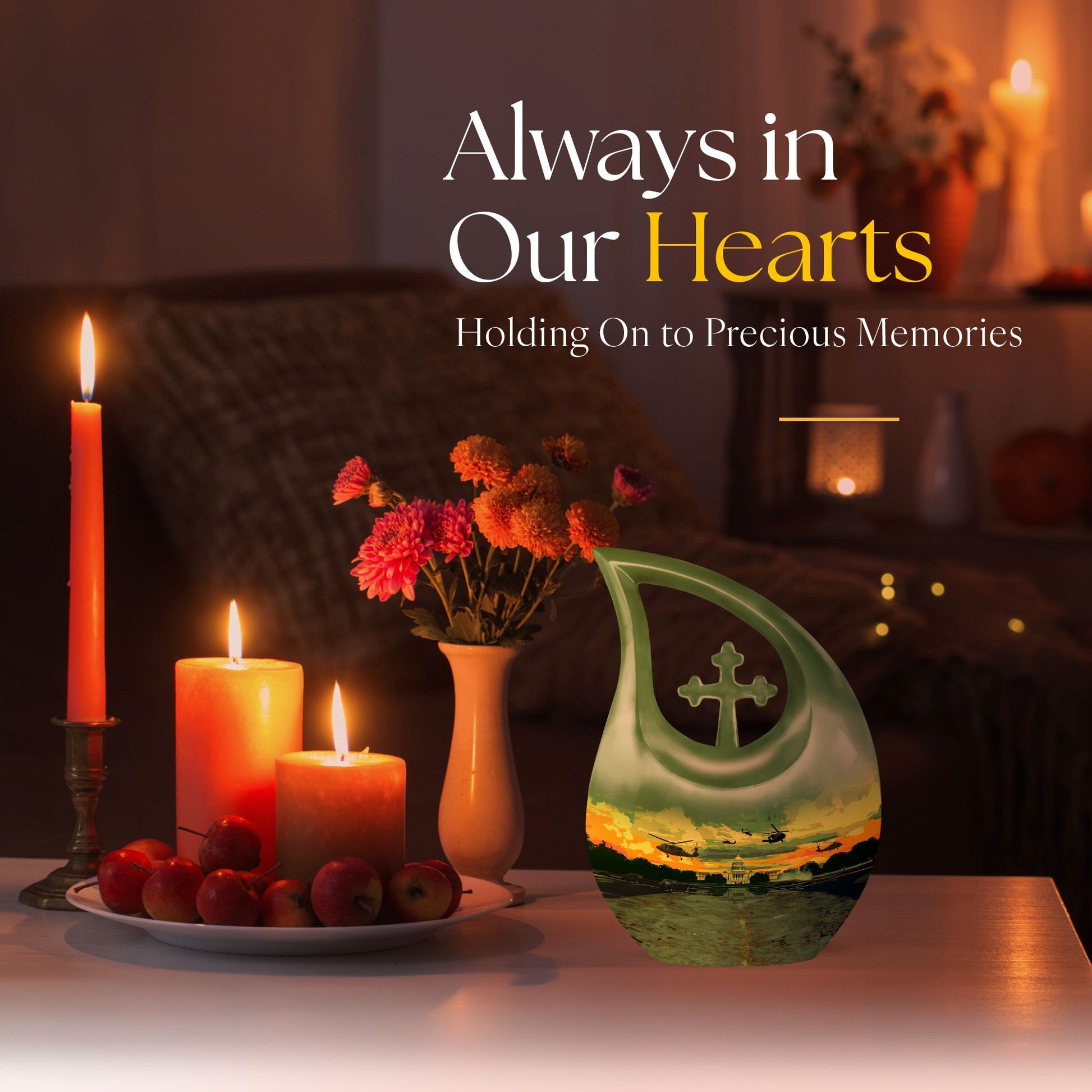 10-inch Military Urn