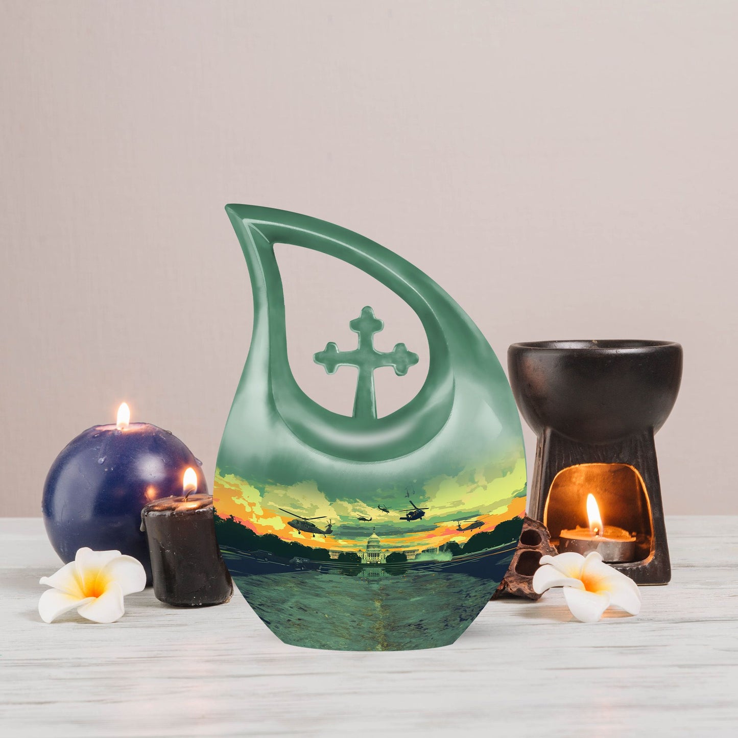 10-inch Military Urn