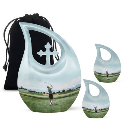 Golf themed Double Urn