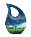 Golf Small Urn For Ashes For Women Funeral, Ashes Memorial Urn