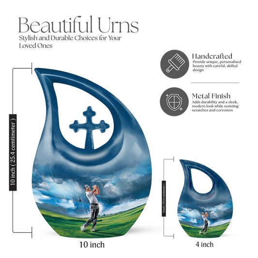 Golf Themed Urn for Mom