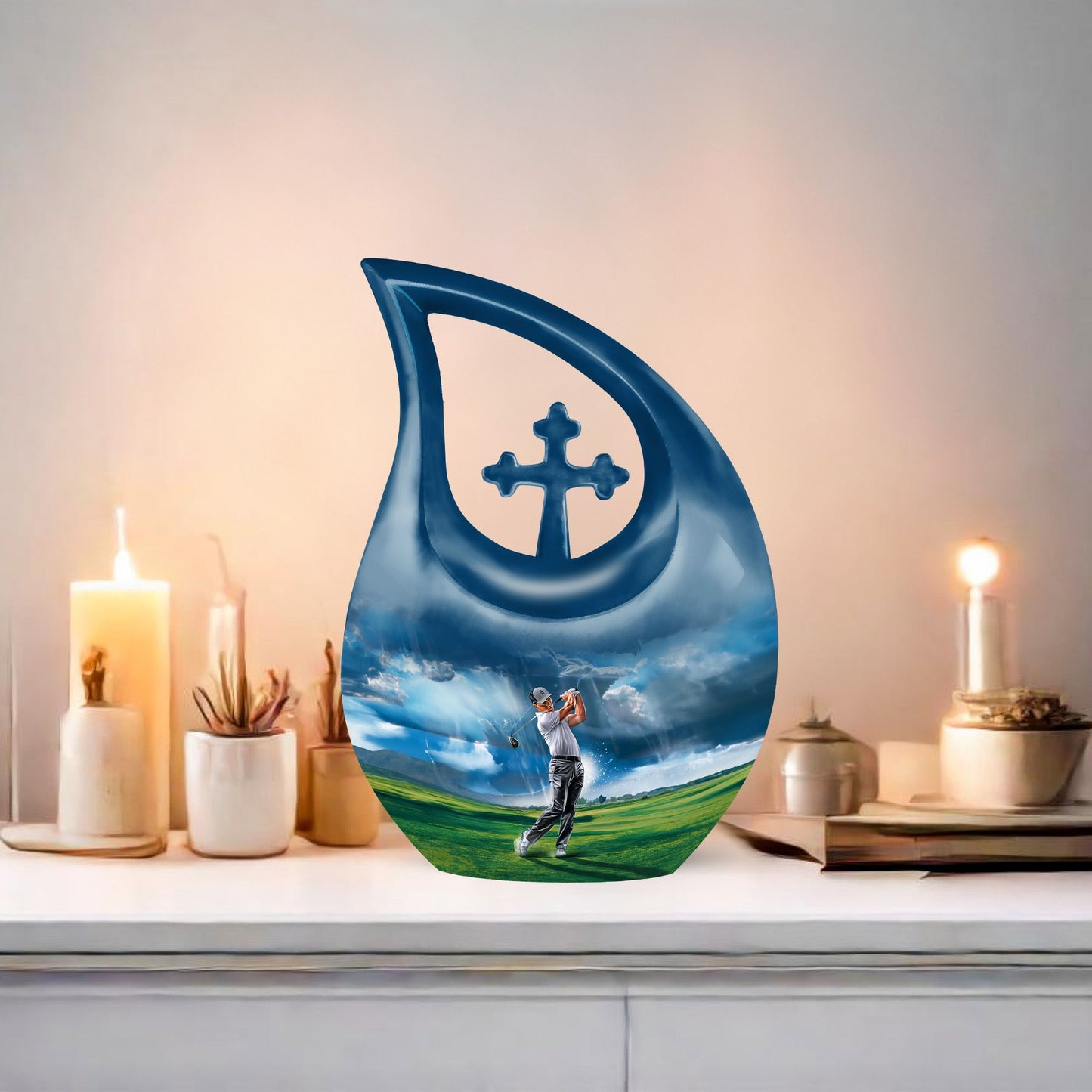 Golf Themed Urn for Mom