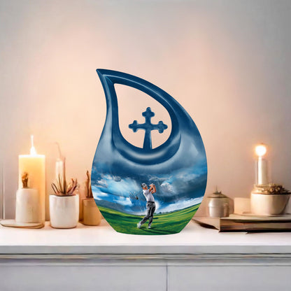 Golf Themed Urn for Mom