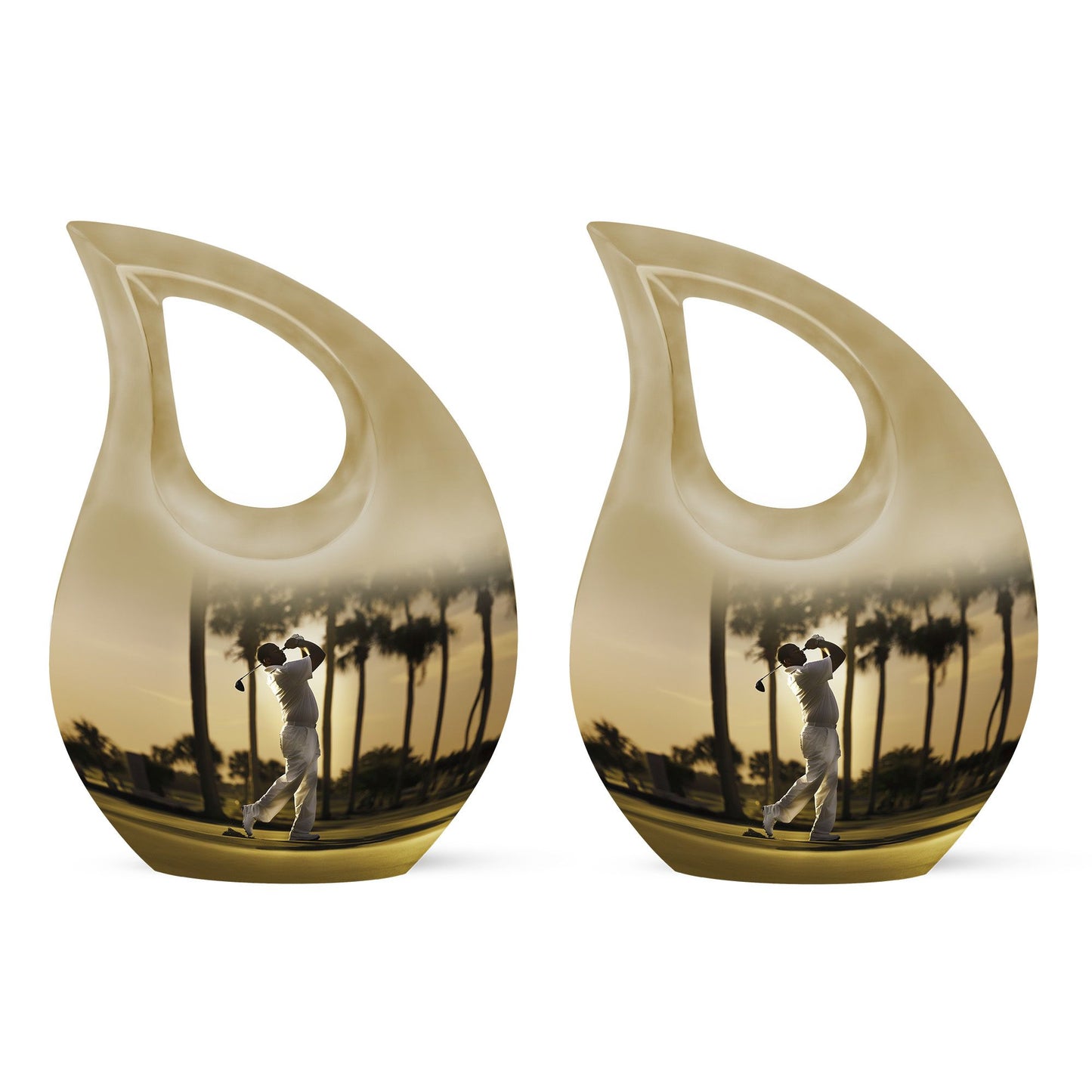 Personalized Golf Cremation Urn for Mom - 10-inch, 200 cu in - Yatskia