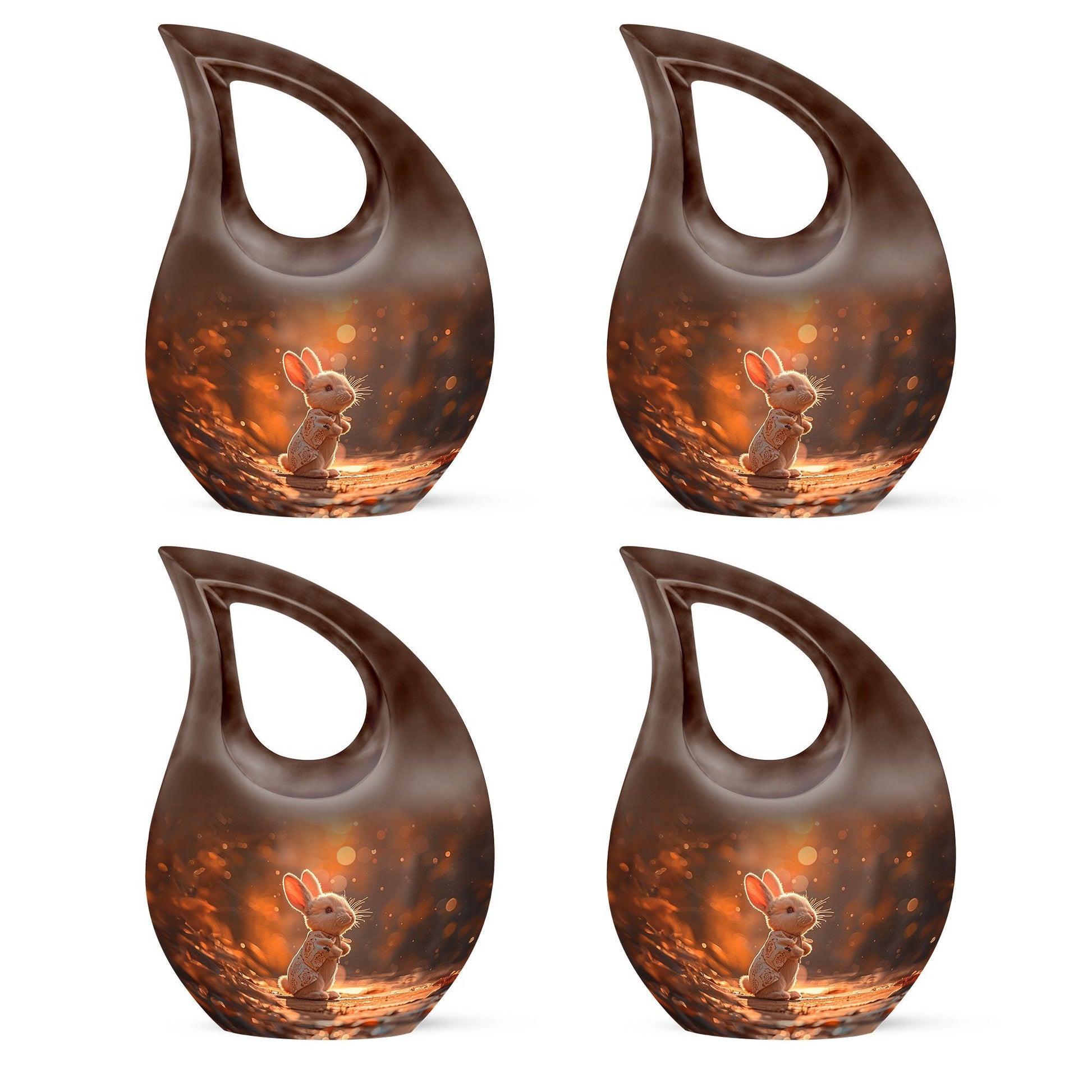 Cross Drop White Bunny Moon