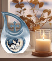 White Bunny Moon cremation urn
