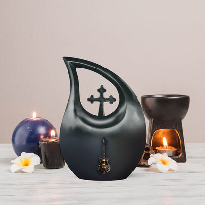 Cross Drop Guitar Urn