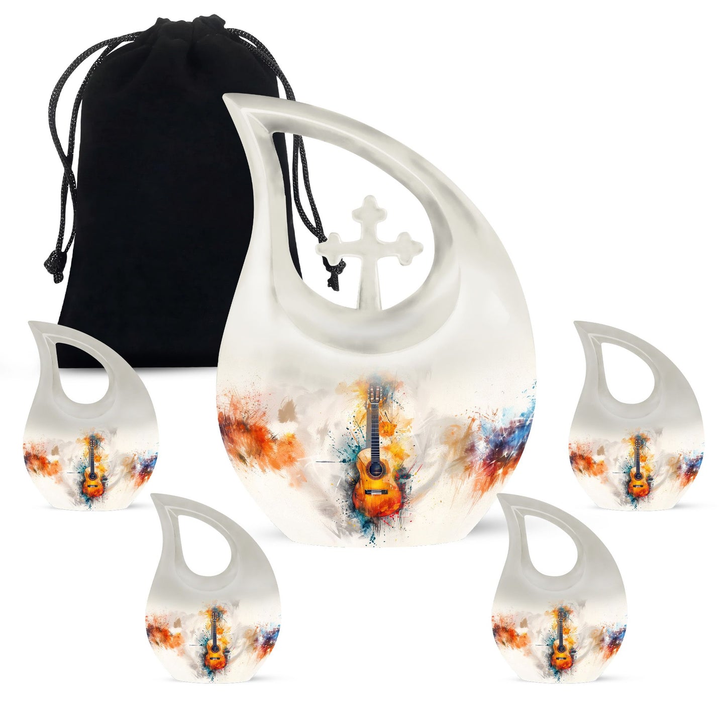 Large 10-inch Guitar Urn