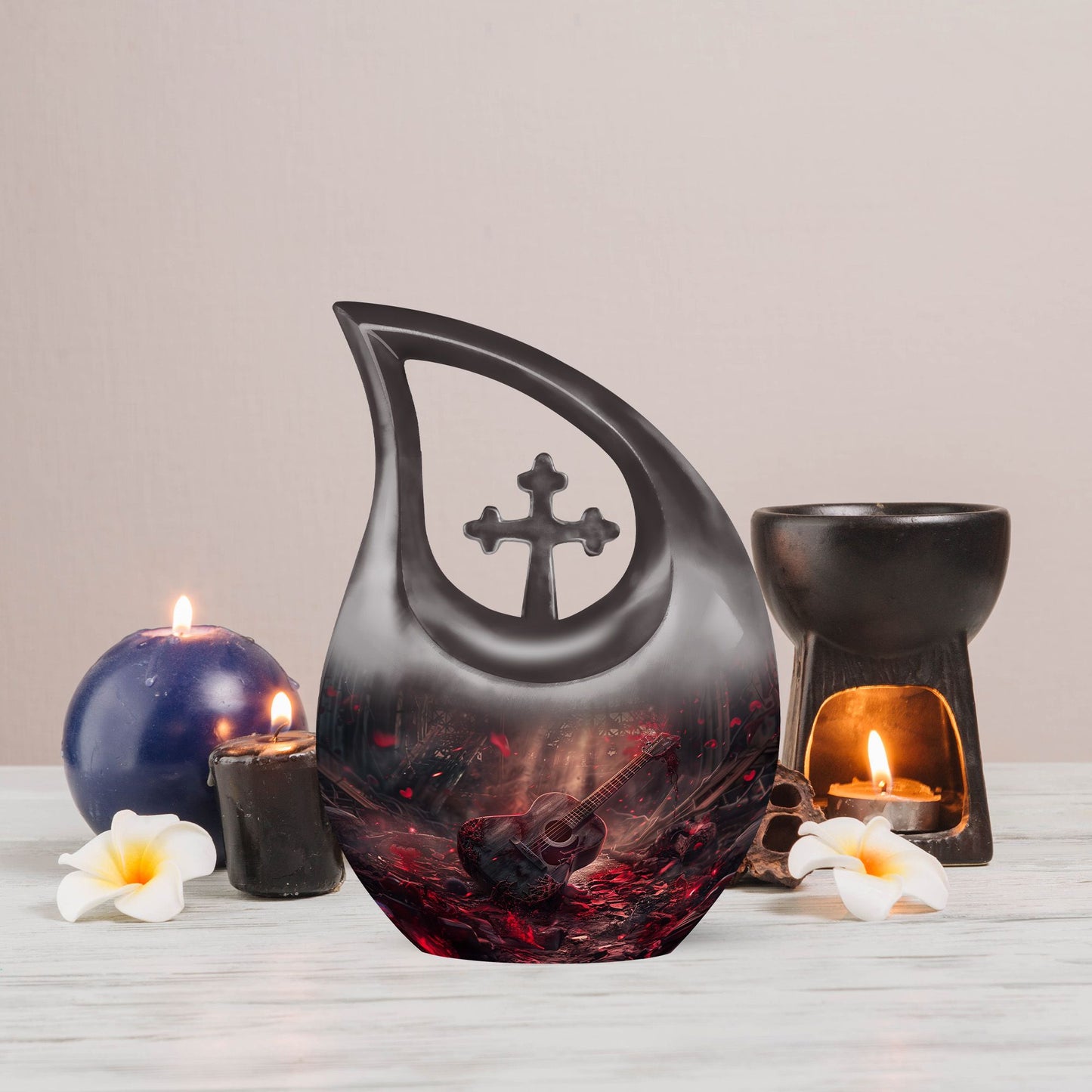 10-inch Guitar Urn