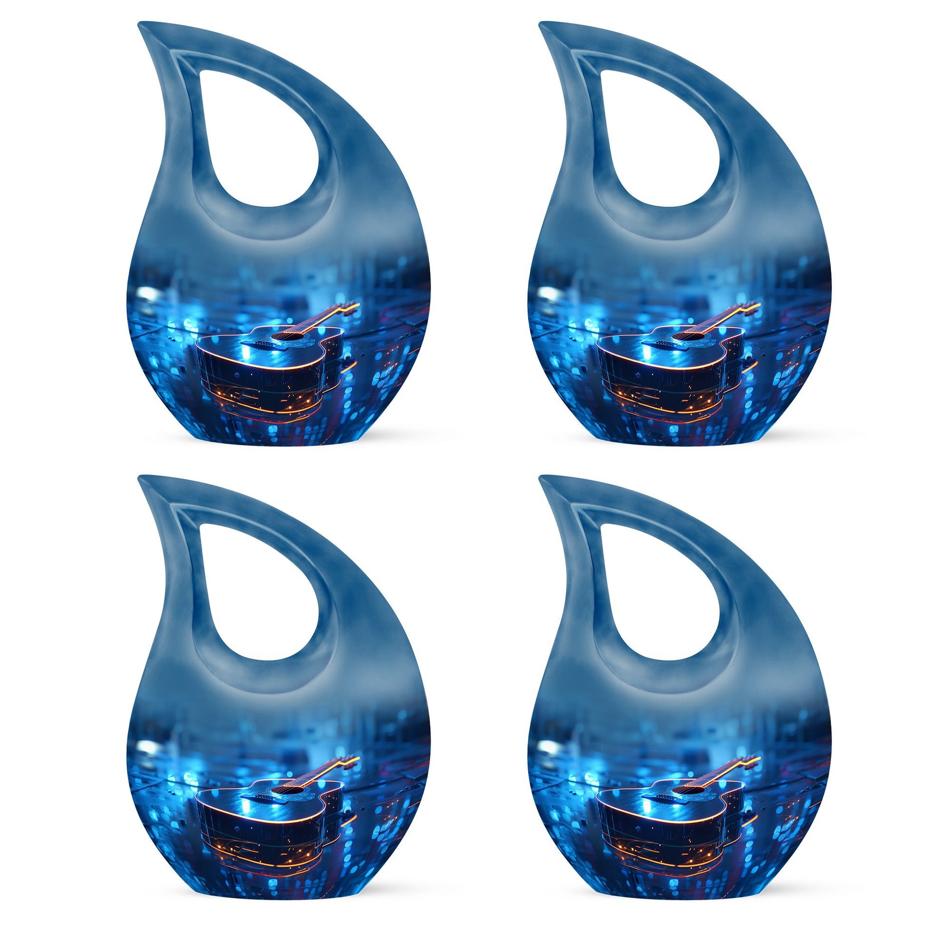 Guitar Urns For Human Ashes Medium Size Funeral, Ashes Memorial Urn