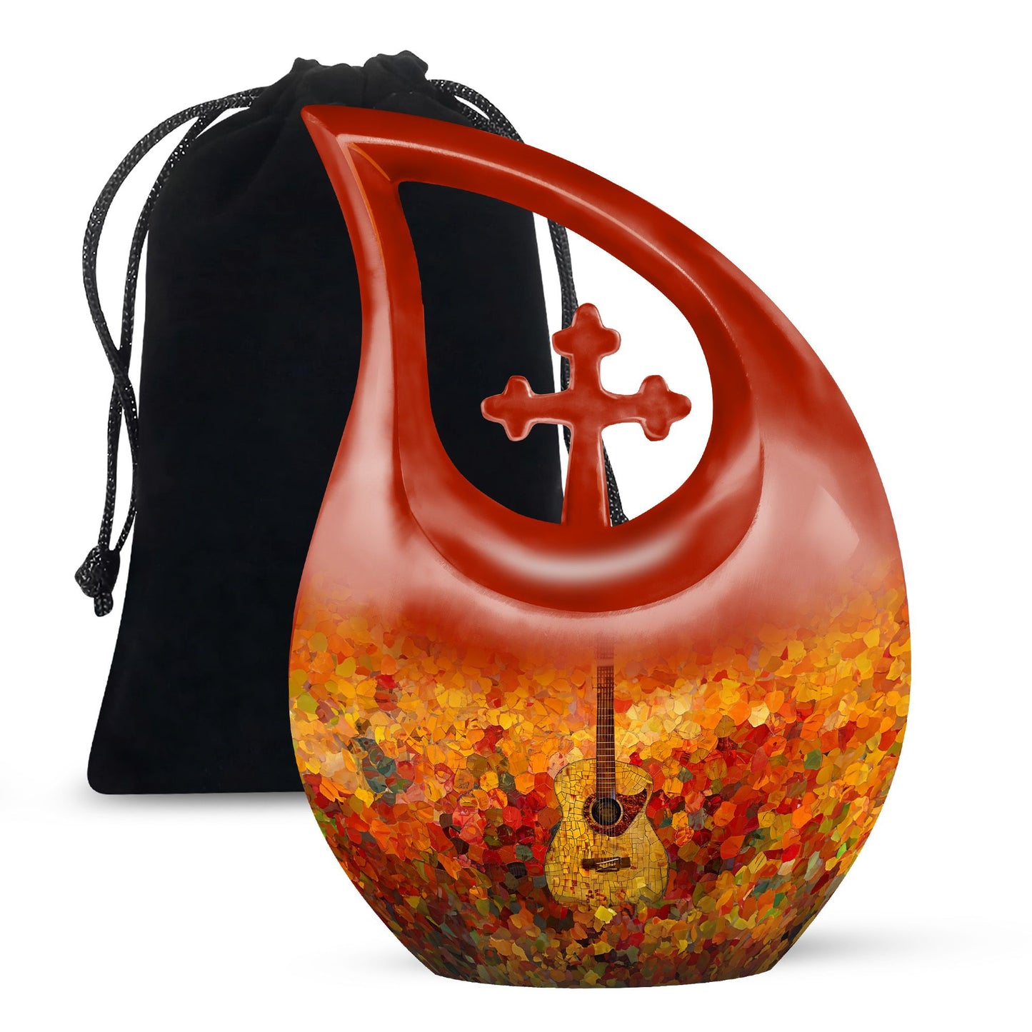 Large 10 inch Guitar Urn