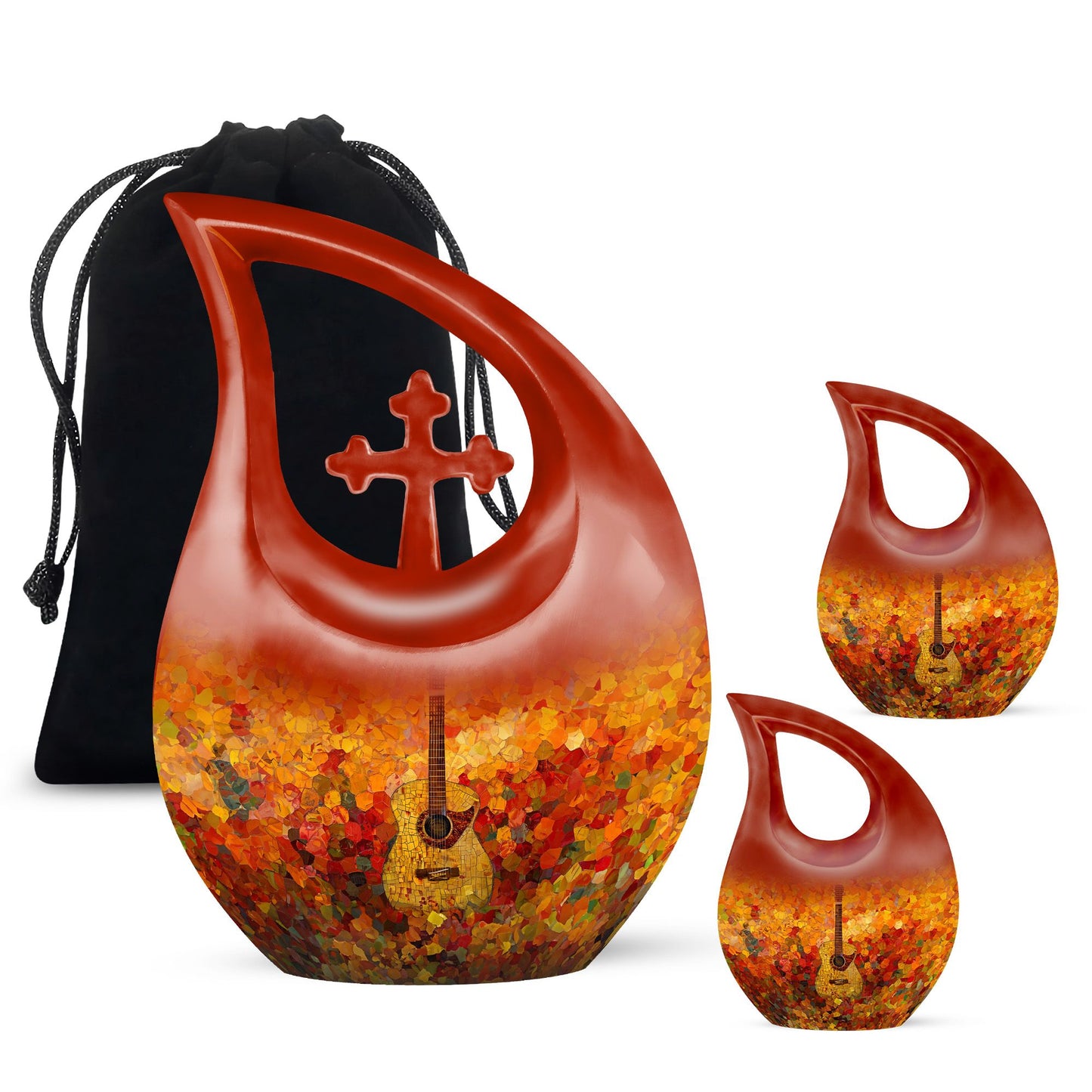 Large 10 inch Guitar Urn