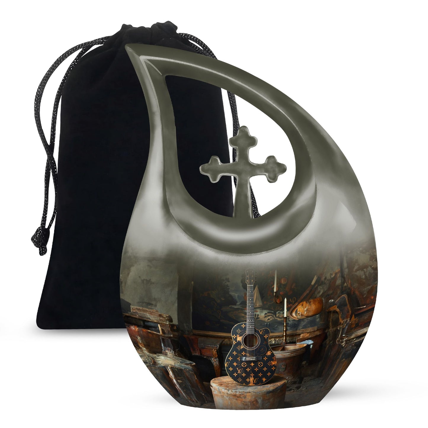 Personalized Guitar Urn 