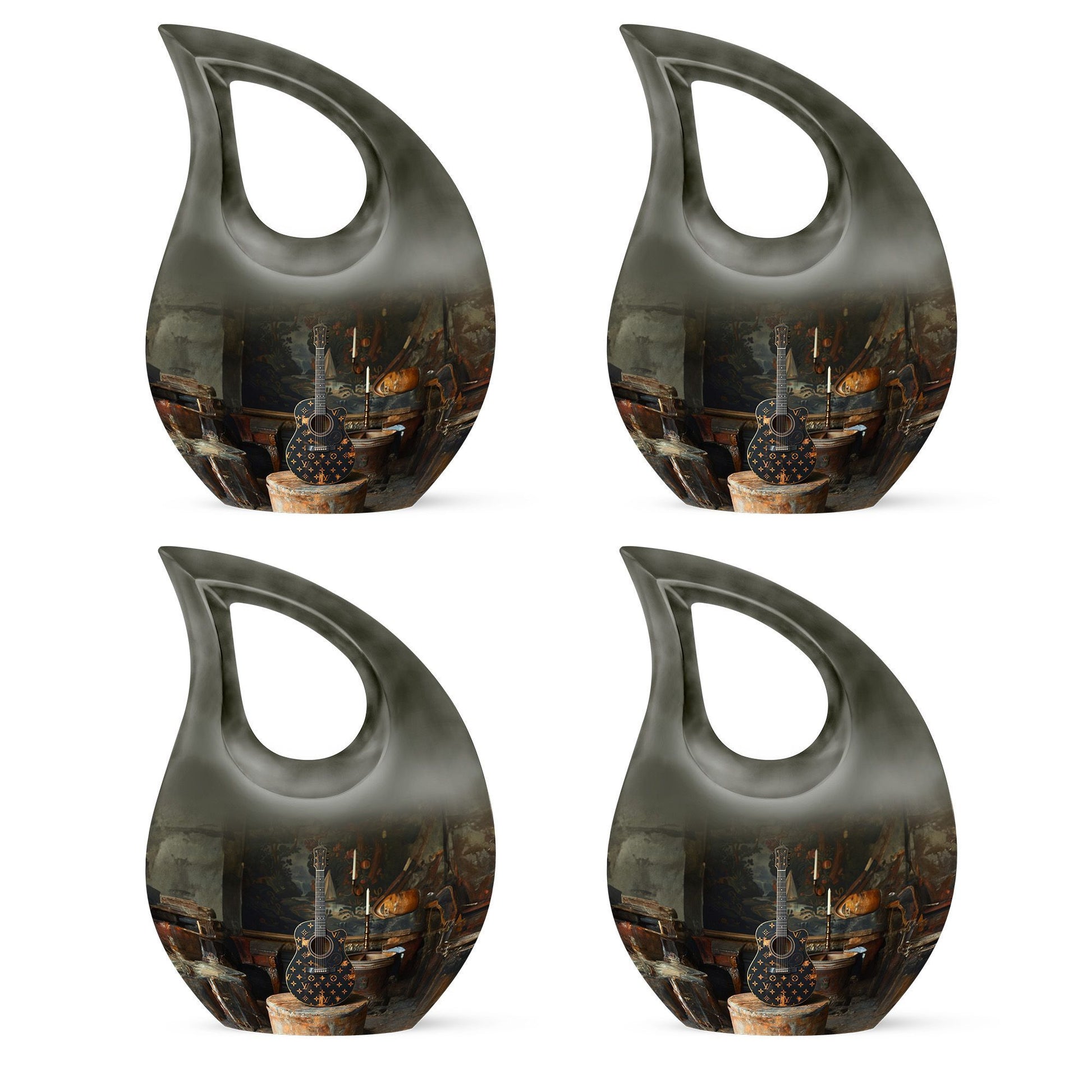 Personalized Guitar Urn 