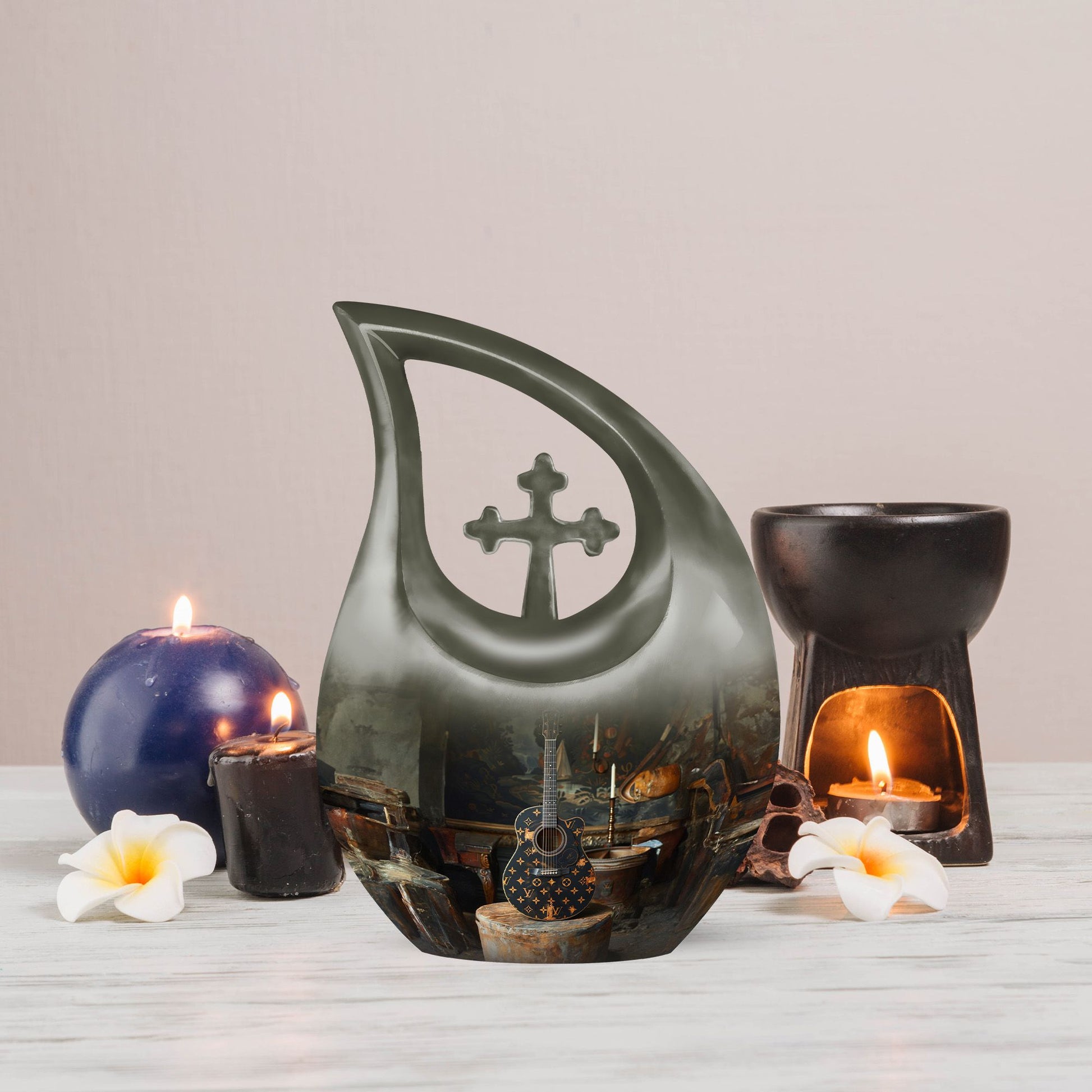 Personalized Guitar Urn 