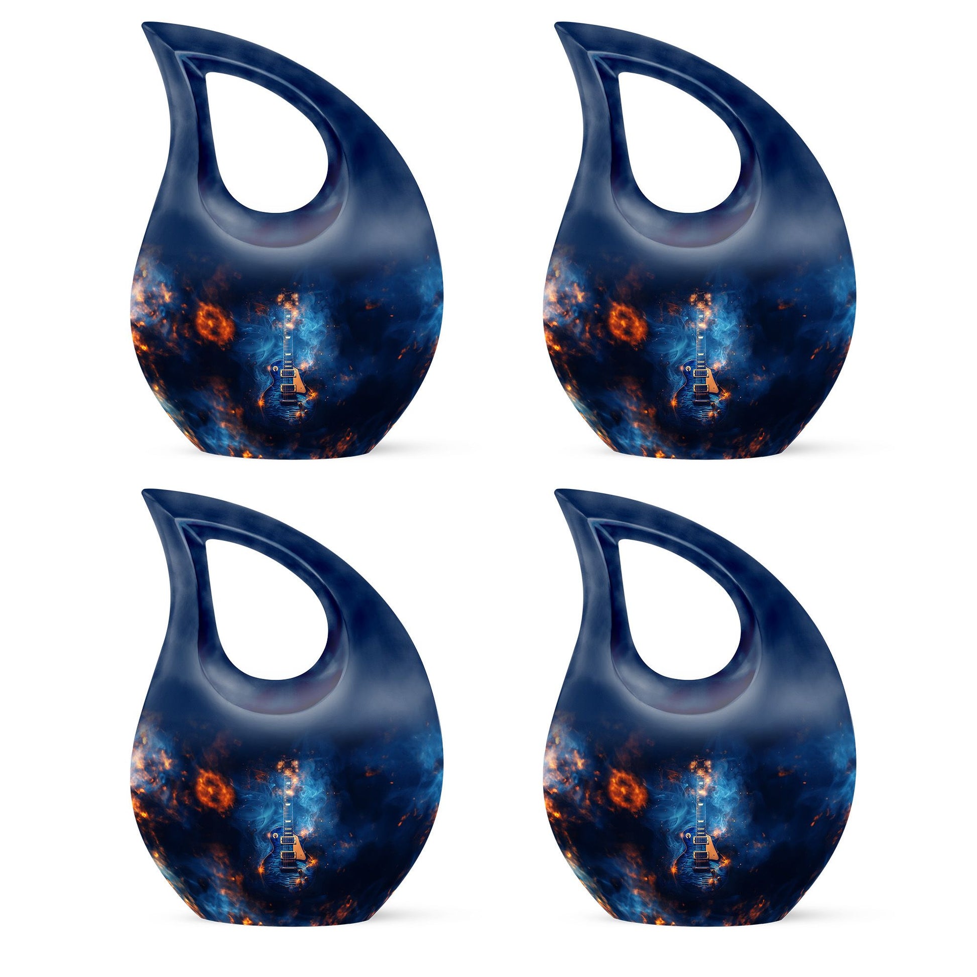 Guitar Urn For Ashes Funeral, Ashes Memorial Urn