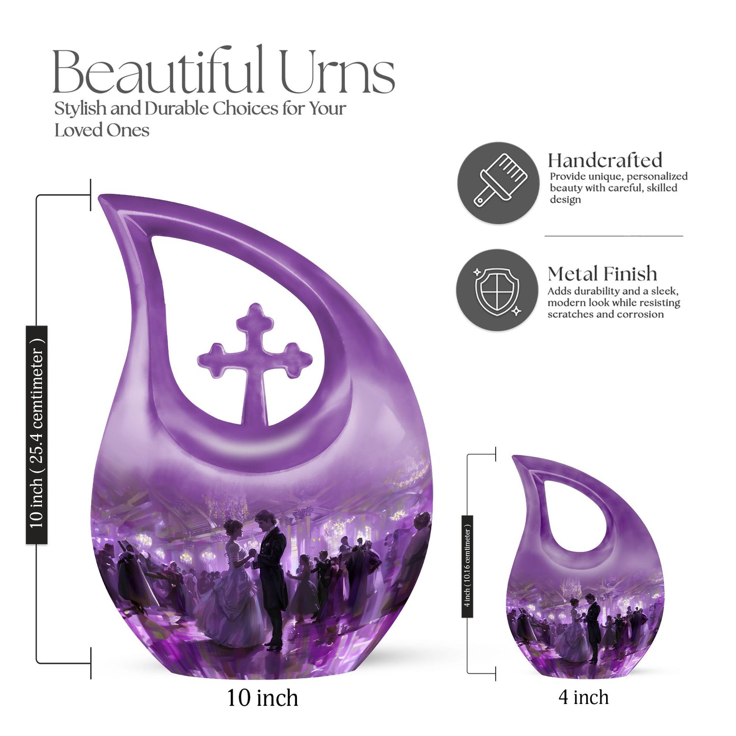 Affordable 10-inch dancing urn