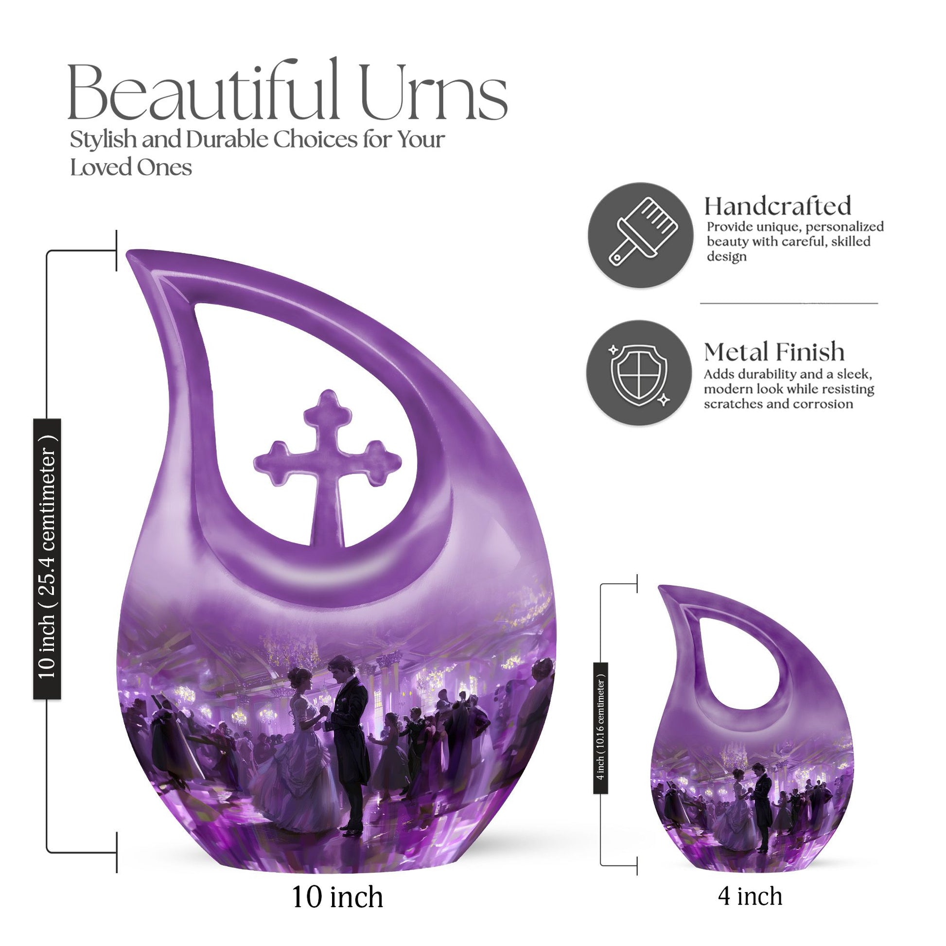 Affordable 10-inch dancing urn