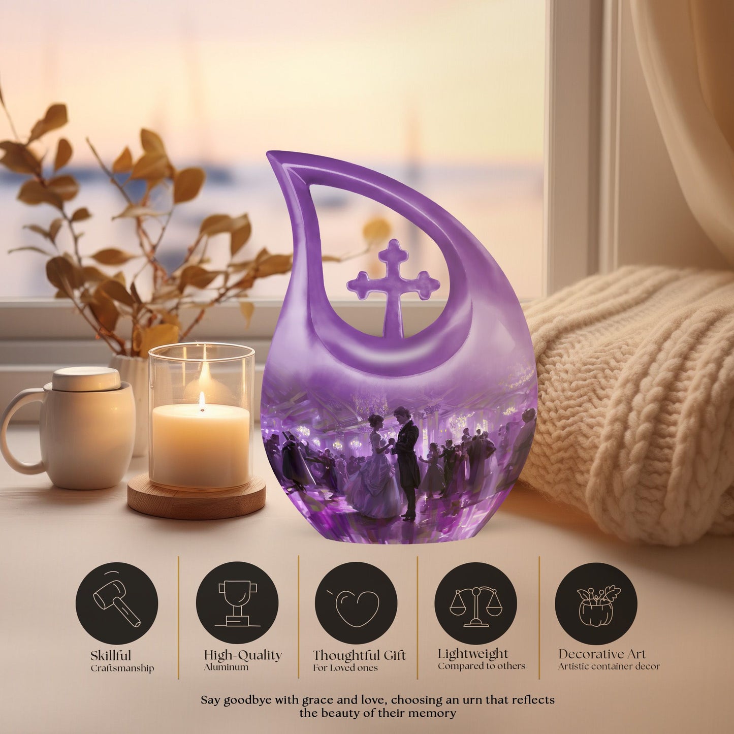 Affordable 10-inch dancing urn