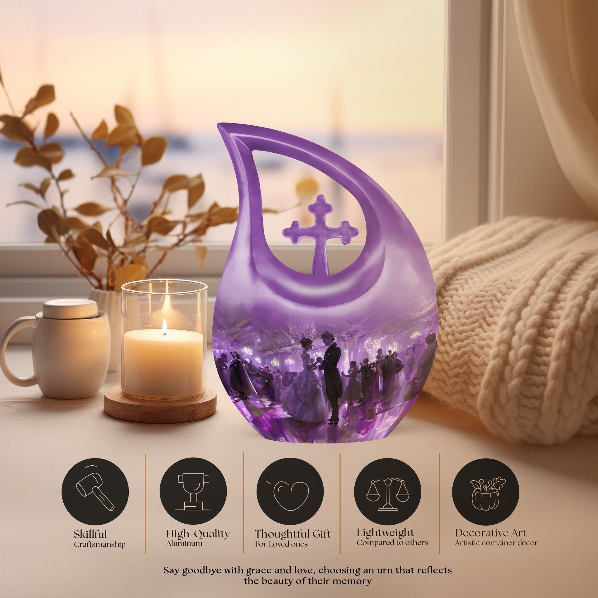 Affordable 10-inch dancing urn