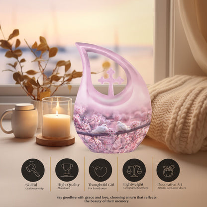 Dove-themed 10-inch Dove Urn