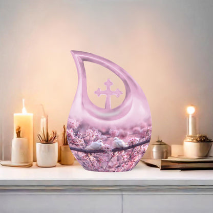 Dove-themed 10-inch Dove Urn