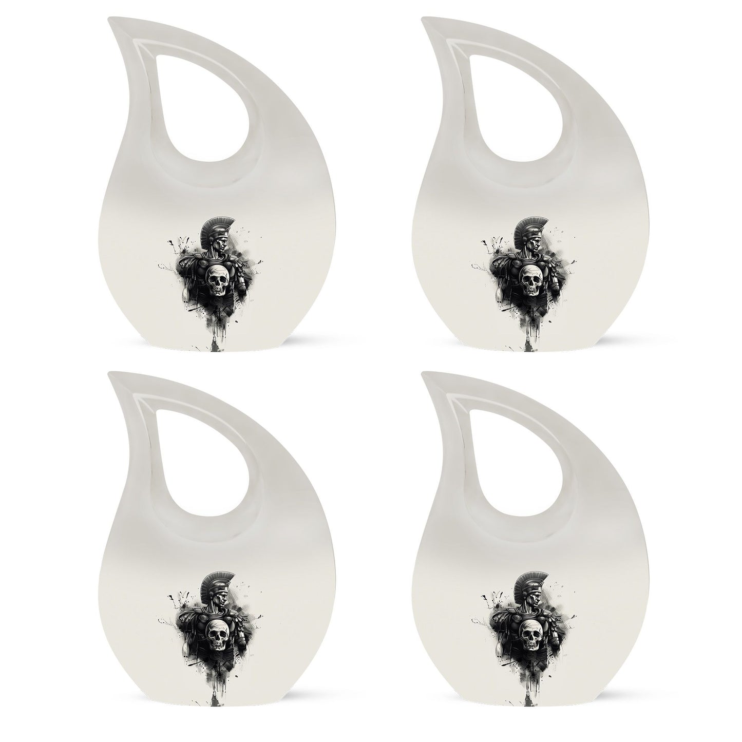 10-inch Cross Drop Catholic Urn, 