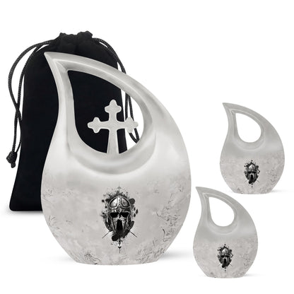 10 inch Cross Drop Catholic Urn