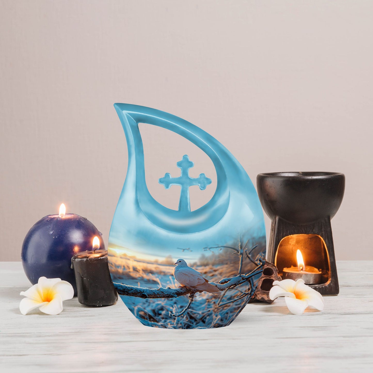 10 Inch Dove Urn, 
